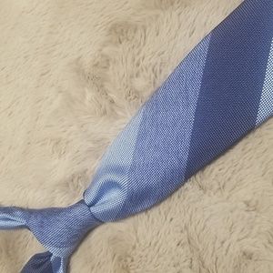 Dapper Classics Blue Tonal Block Stripe Tie